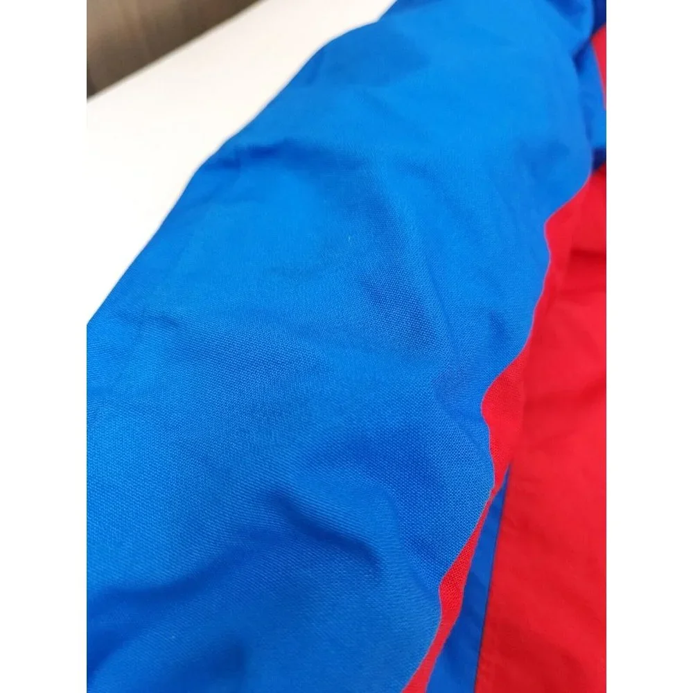 Salomon Girls Size 14Y XL Ski Jacket Hooded Advanced Skin Dry Coat Blue Red